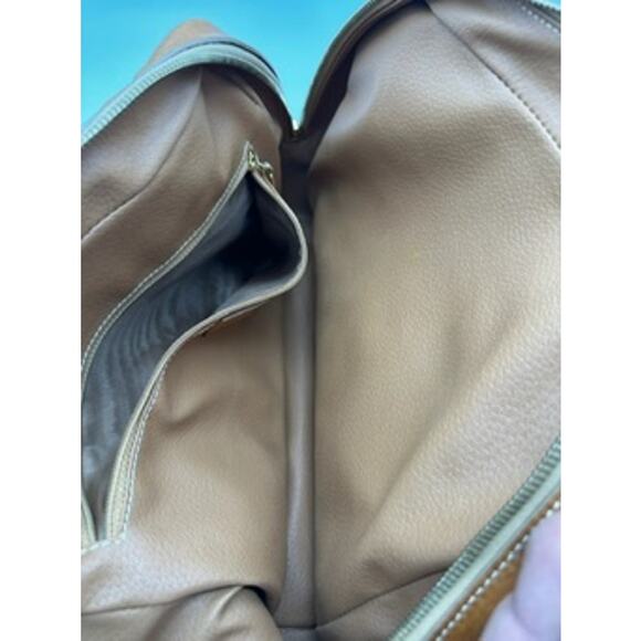 Celine "Borsa Donna" coated canvas and leather trim bowling bag*Triomphe - Picture 12 of 16